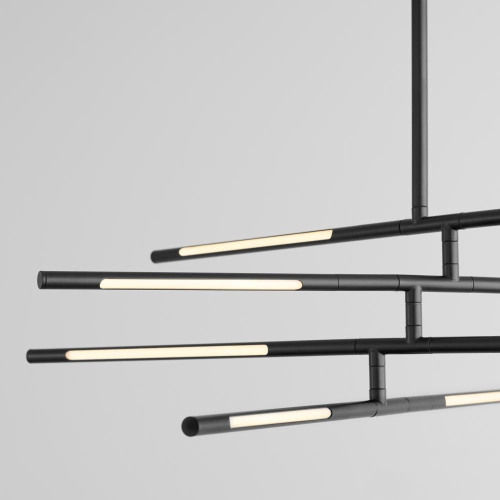 Oxygen Lighting PALILLOS 3-804-15 Pendant - Black