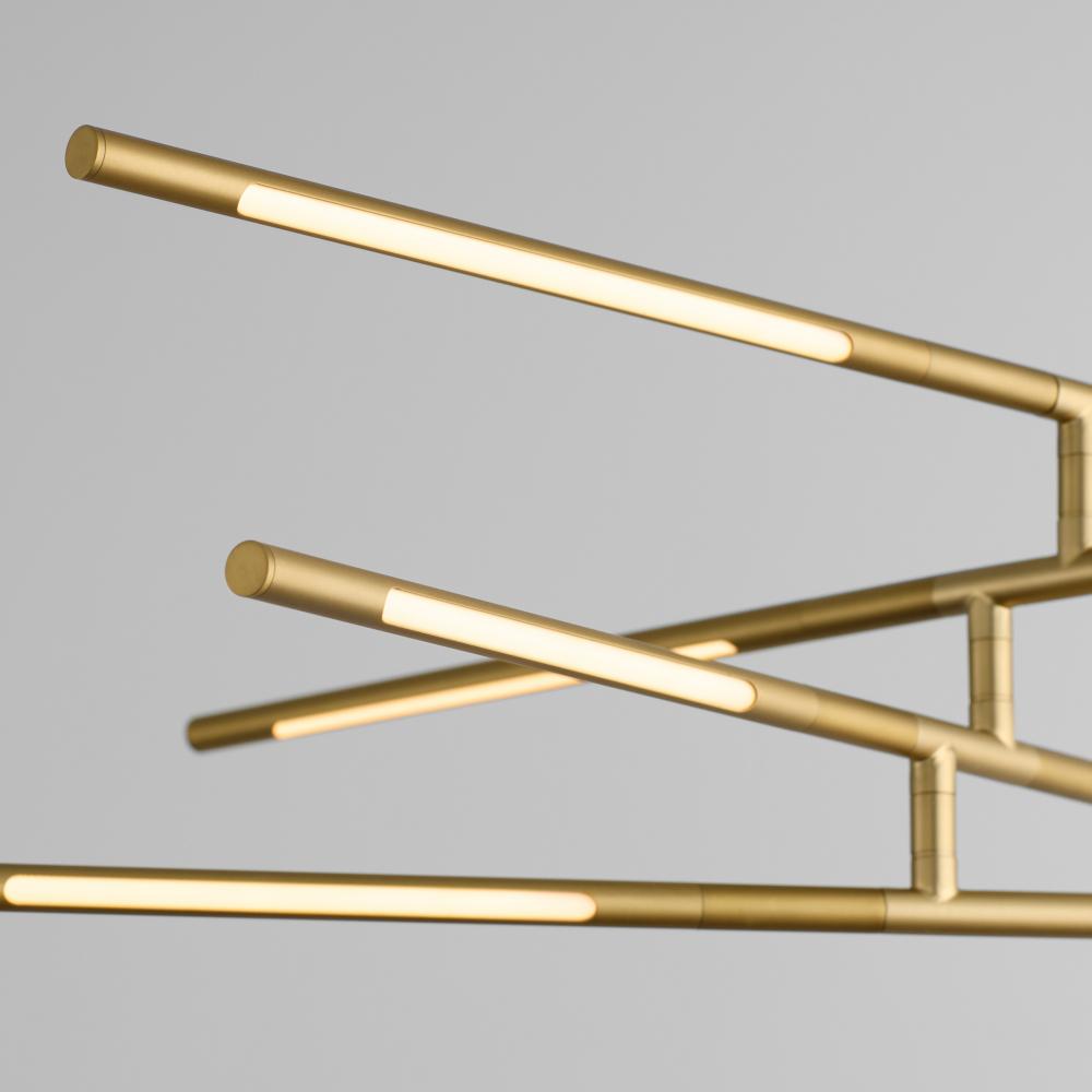 Oxygen Lighting PALILLOS 3-804-40 Pendant - Aged Brass