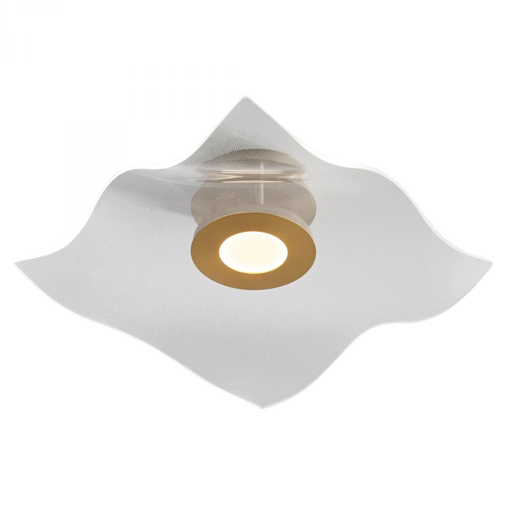 Oxygen Lighting MEDUSA 3-807-40 Flush Mount - Aged Brass