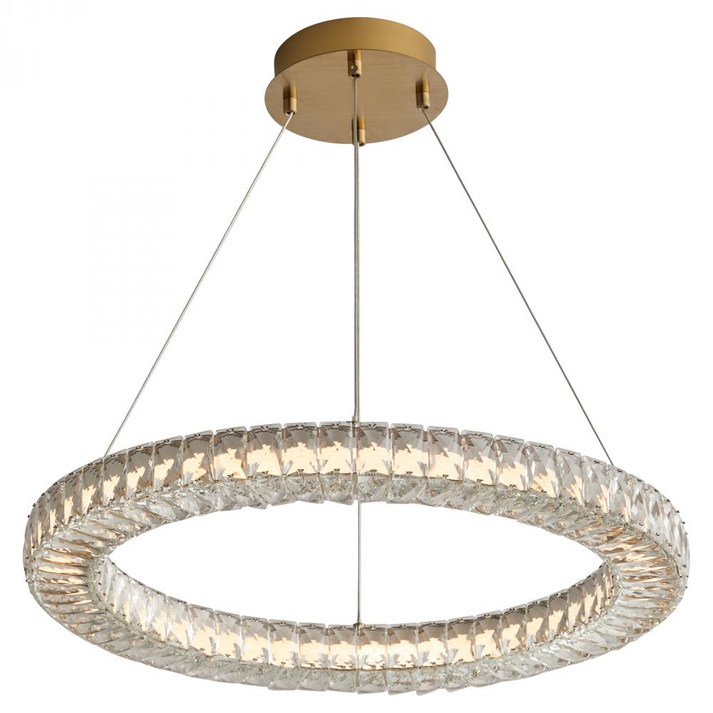 Oxygen Lighting ELAN 3-874-40 Pendant Contemporary - Aged Brass