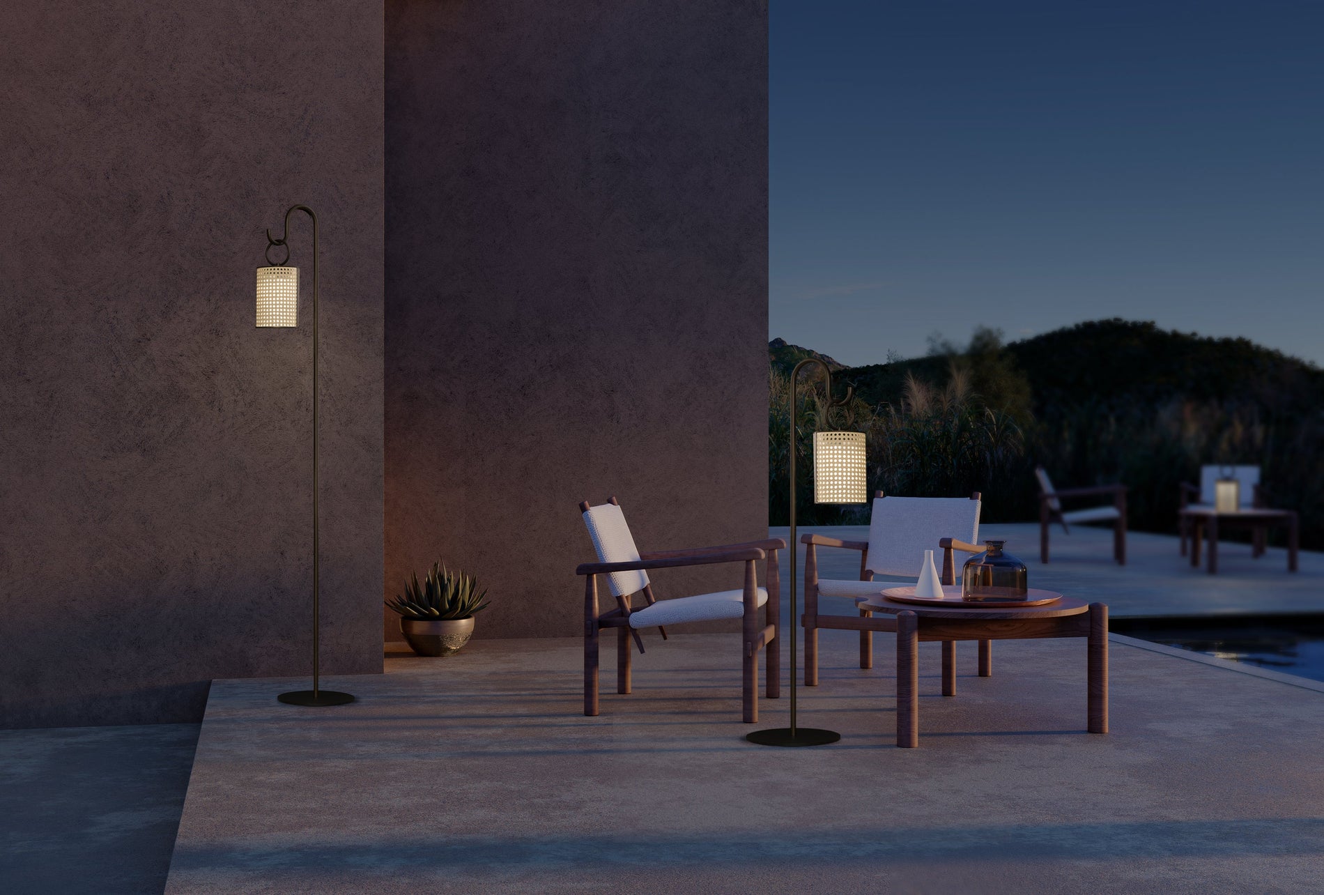 Clara 1800 Inch Bollard Light | Contardi Lighting