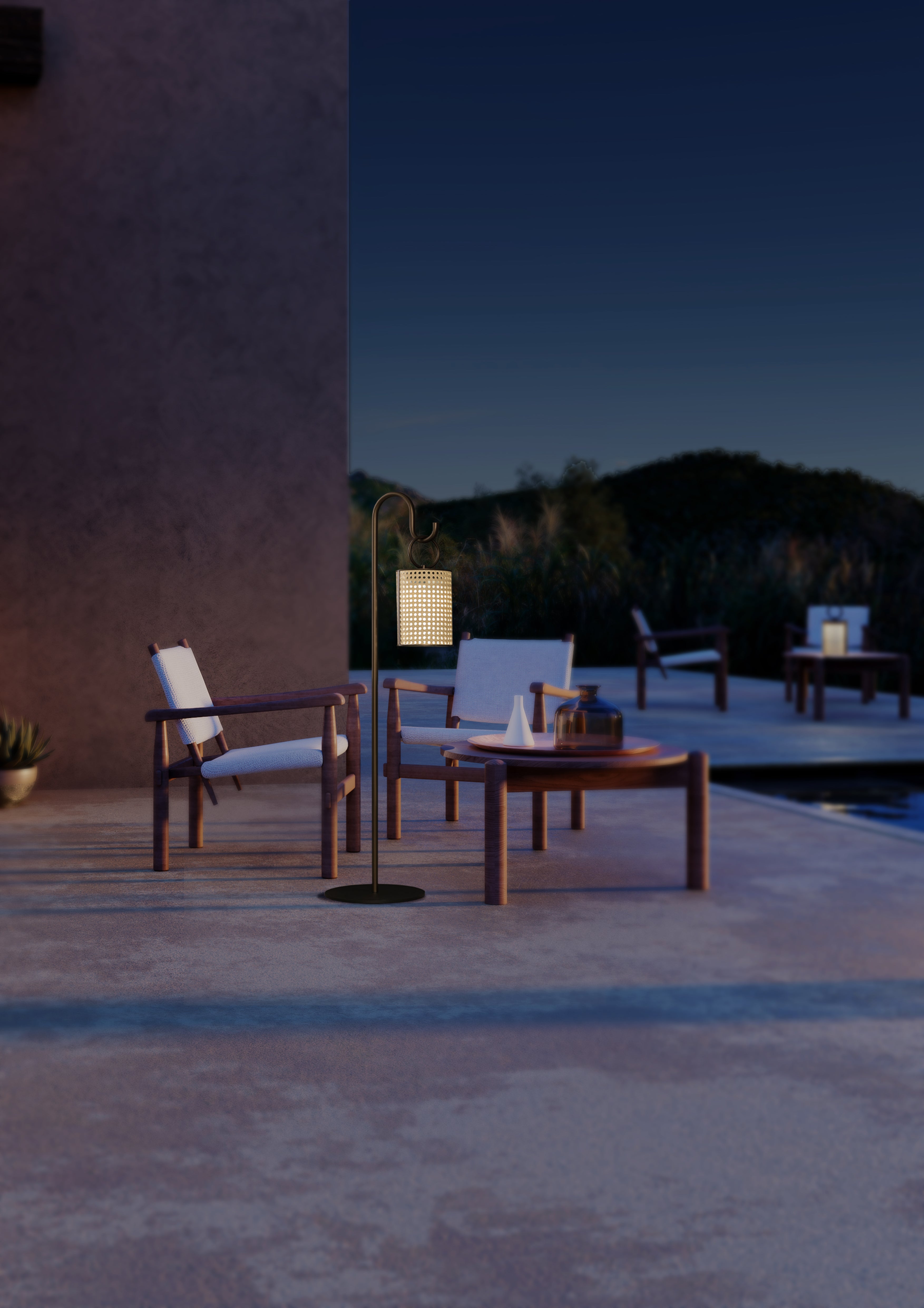 Clara 1200 Inch Bollard Light | Contardi Lighting