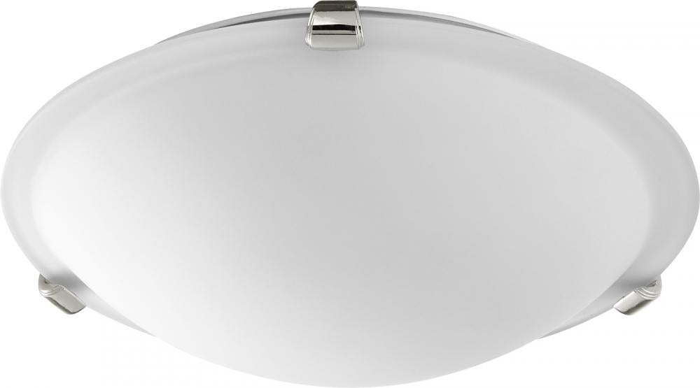 Quorum 3000-121 Flush Mount LED Ceiling Light 20 inch - Satin Opal Glass