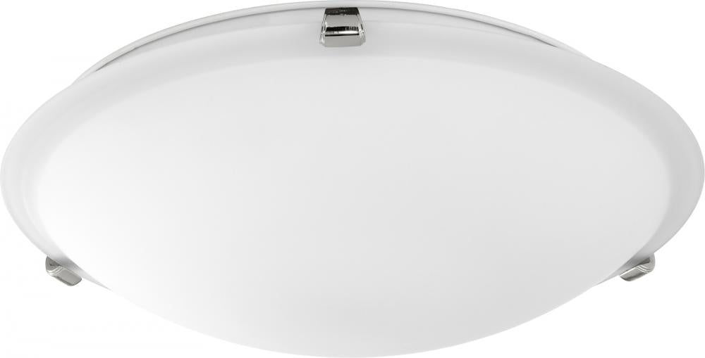 Quorum Lighting 3000-16162 Flush Mount Traditional - Polished Nickel W Satin Opal