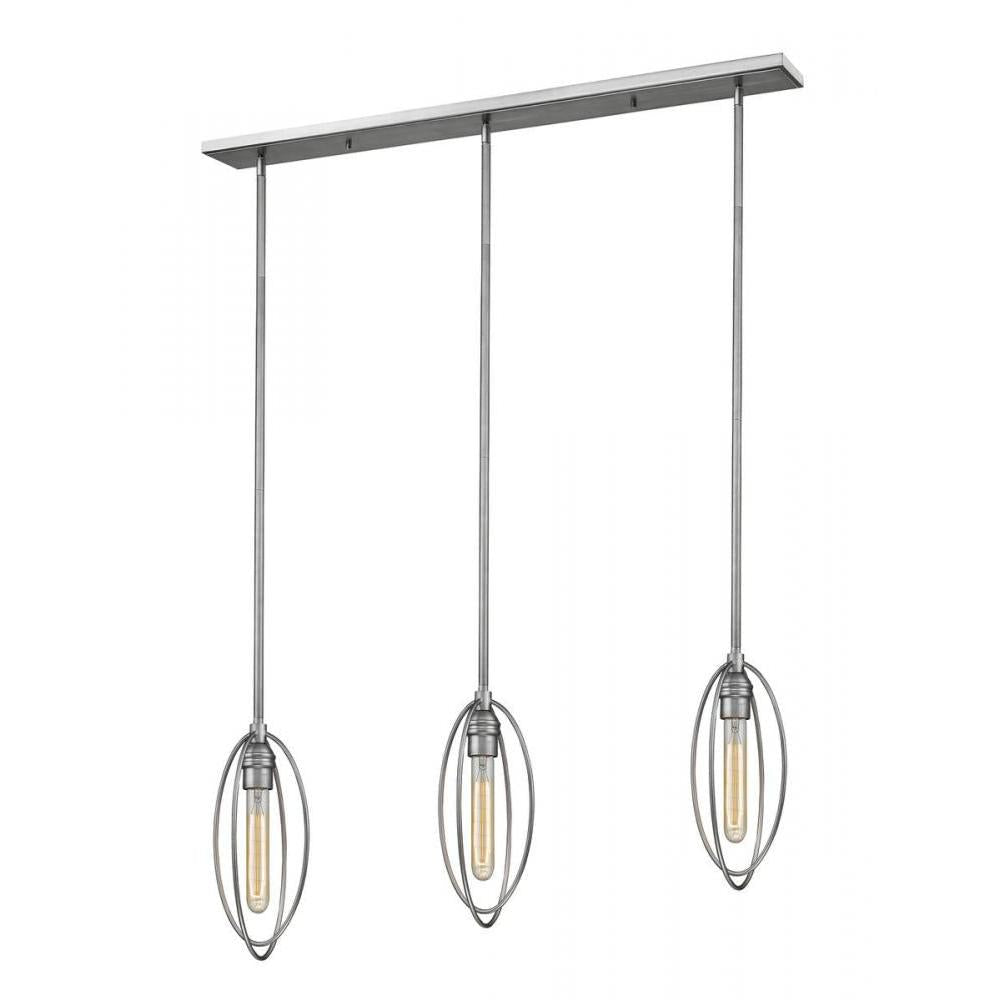 3 Light Linear Chandelier