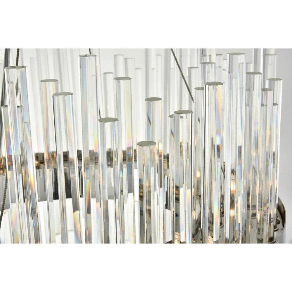 Elegant Lighting DALLAS 3000D20C Chandelier Contemporary - Chrome