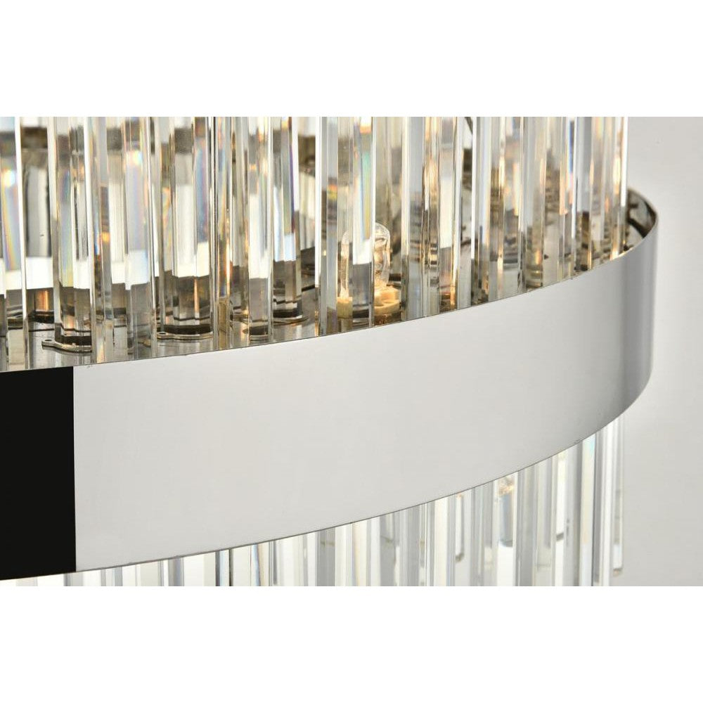 Elegant Lighting DALLAS 3000D20C Chandelier Contemporary - Chrome