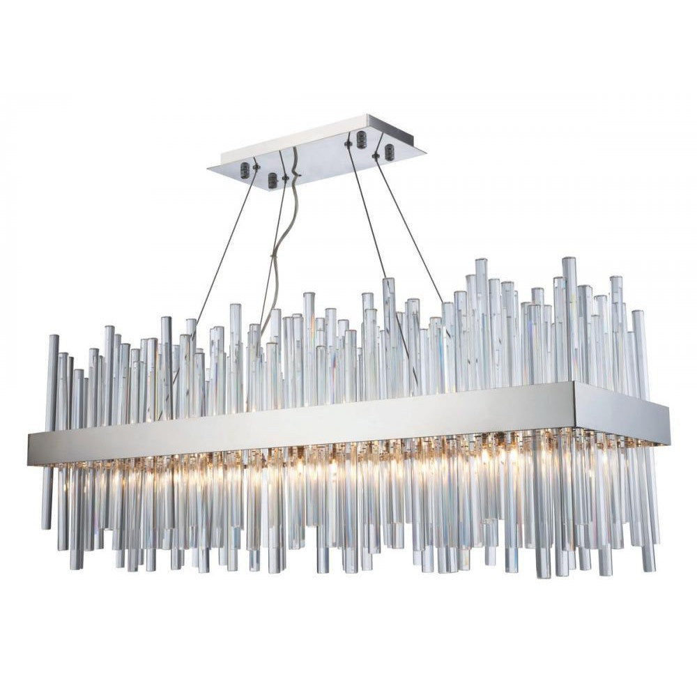 Elegant Lighting DALLAS 3000G36C Chandelier Contemporary - Chrome