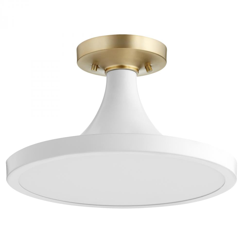 Quorum Lighting 3001-15-8 Flush Mount Contemporary - Studio White