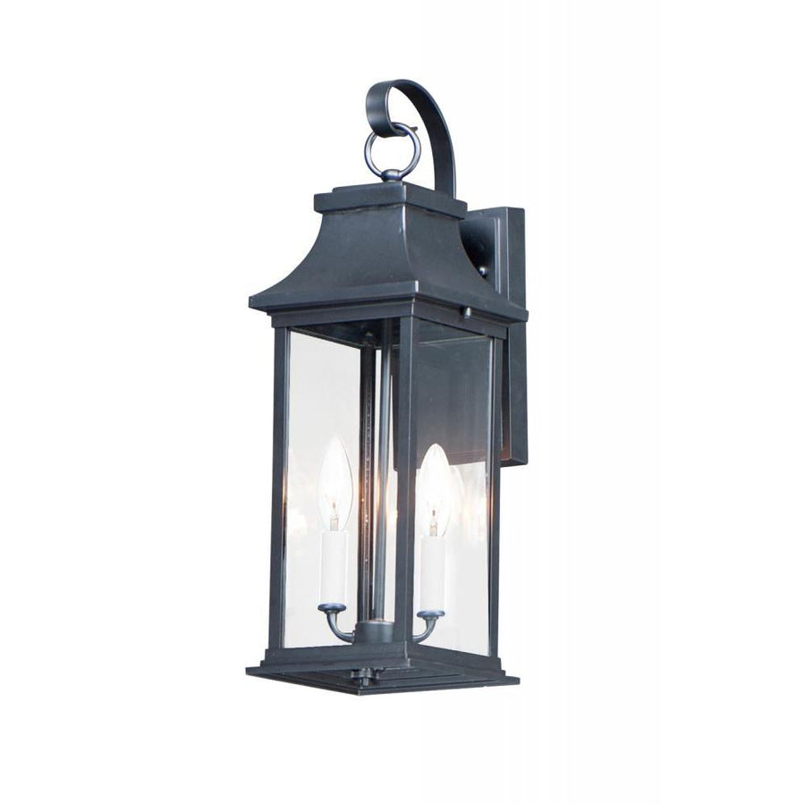 Vicksburg 6.75 Inch Outdoor Wall Lantern – Black