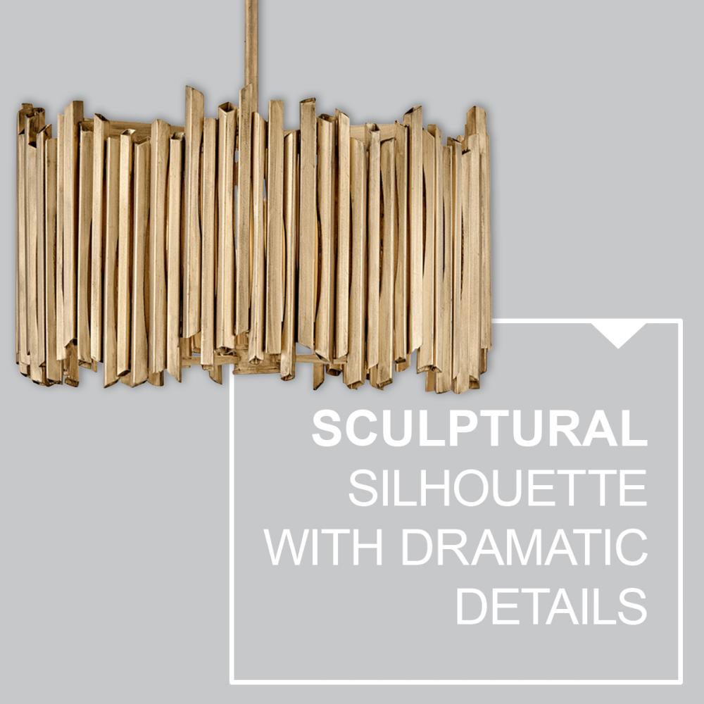 Hinkley Lighting ROCA 30025BNG Chandelier Modern - Burnished Gold