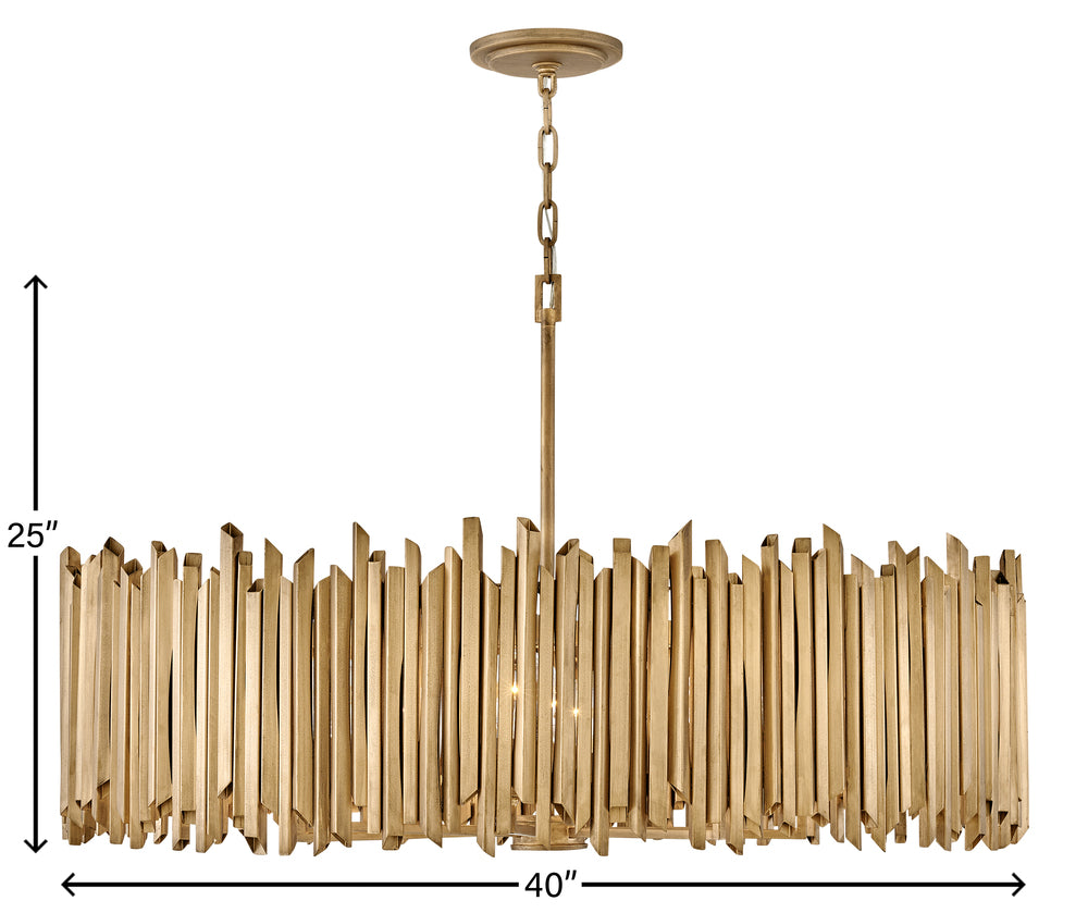 Hinkley Lighting ROCA 30026BNG Pendant Modern - Burnished Gold