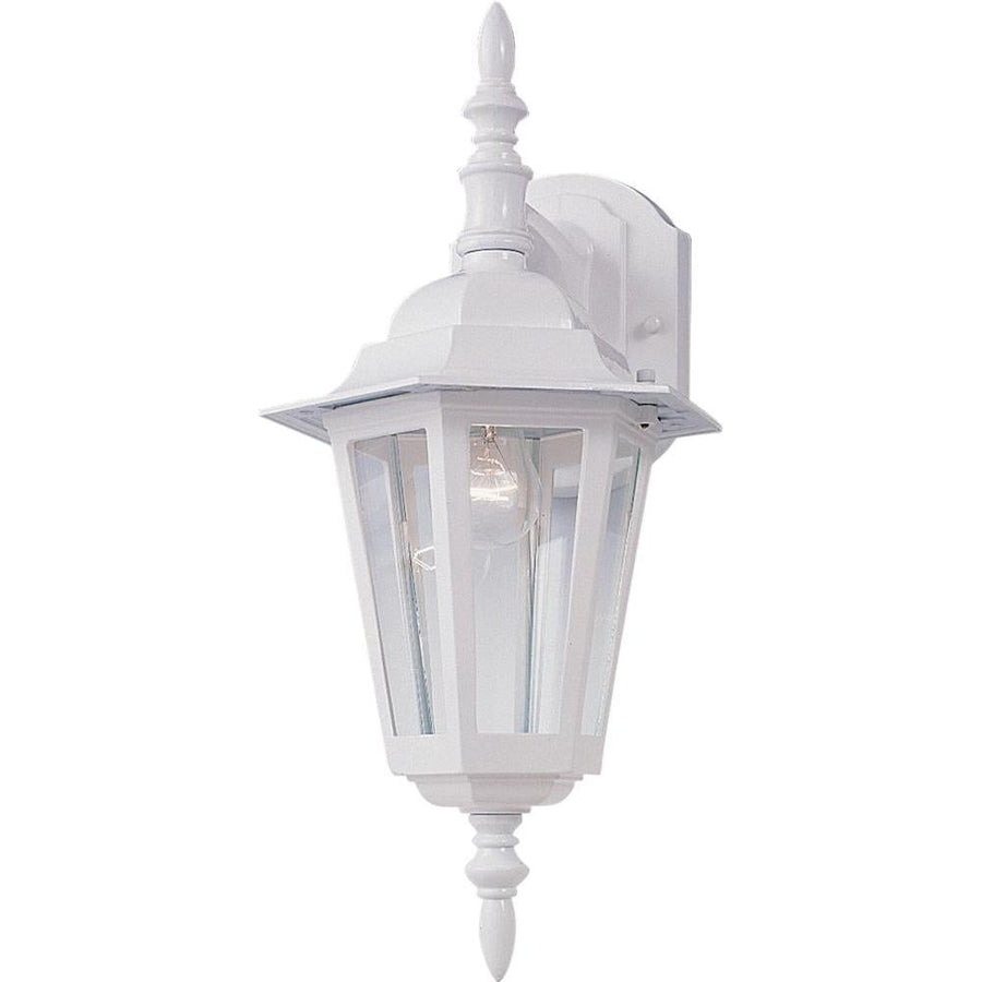 Maxim Lighting 3002CLWT Builder Cast 8 Inch Outdoor Wall Lantern – White