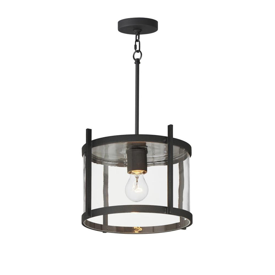 Maxim Lighting 30061CLBK Belfry 12 Inch Flush Mount Light – Black