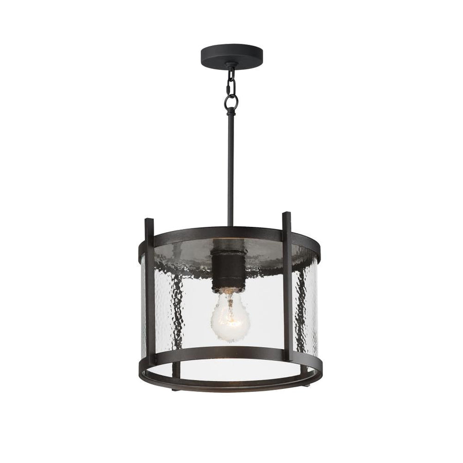 Maxim Lighting 30061HMBK Belfry 12 Inch Flush Mount Light – Black
