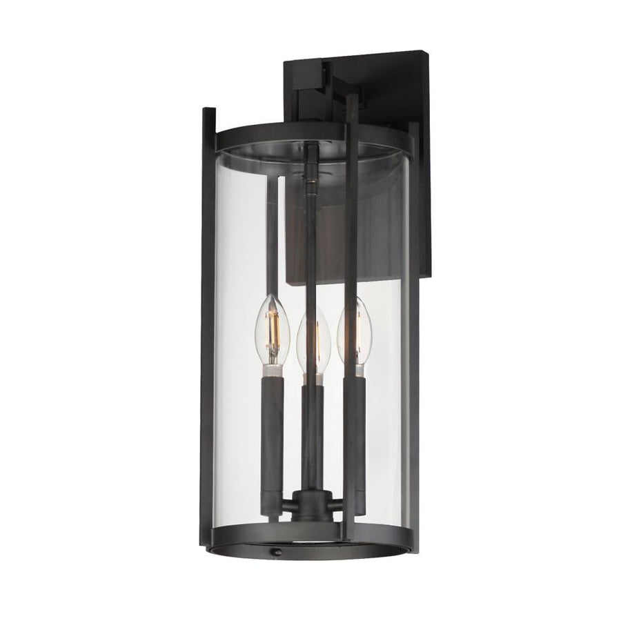 Belfry 9 Inch Outdoor Hanging Lantern – Black