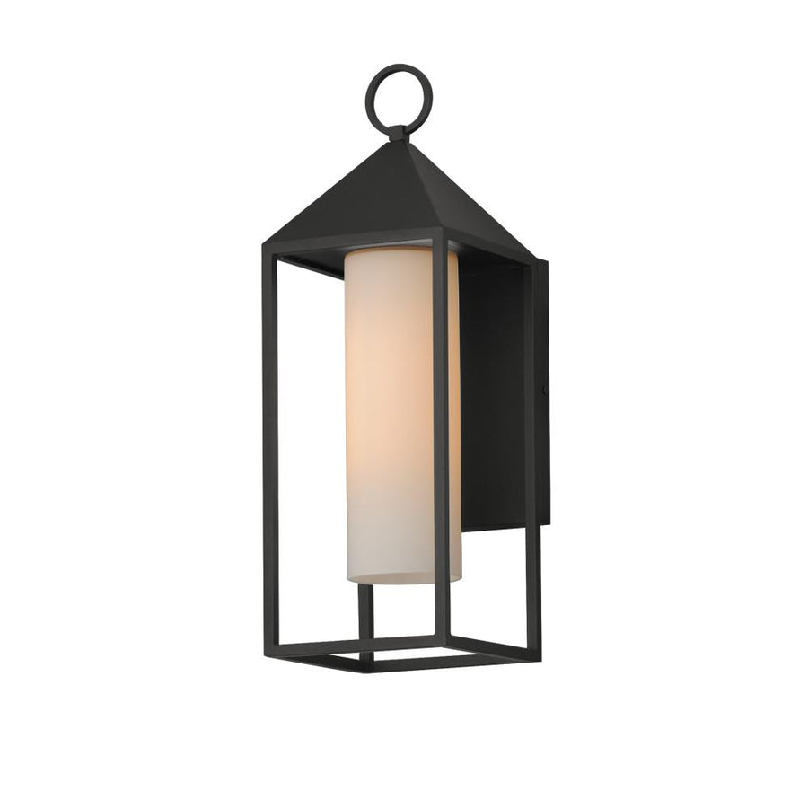 Maxim Lighting 30073SWBK Aldous 7 Inch Outdoor Wall Lantern – Black