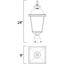 Maxim Lighting BUILDER CAST 3008BK Exterior Americana - Black