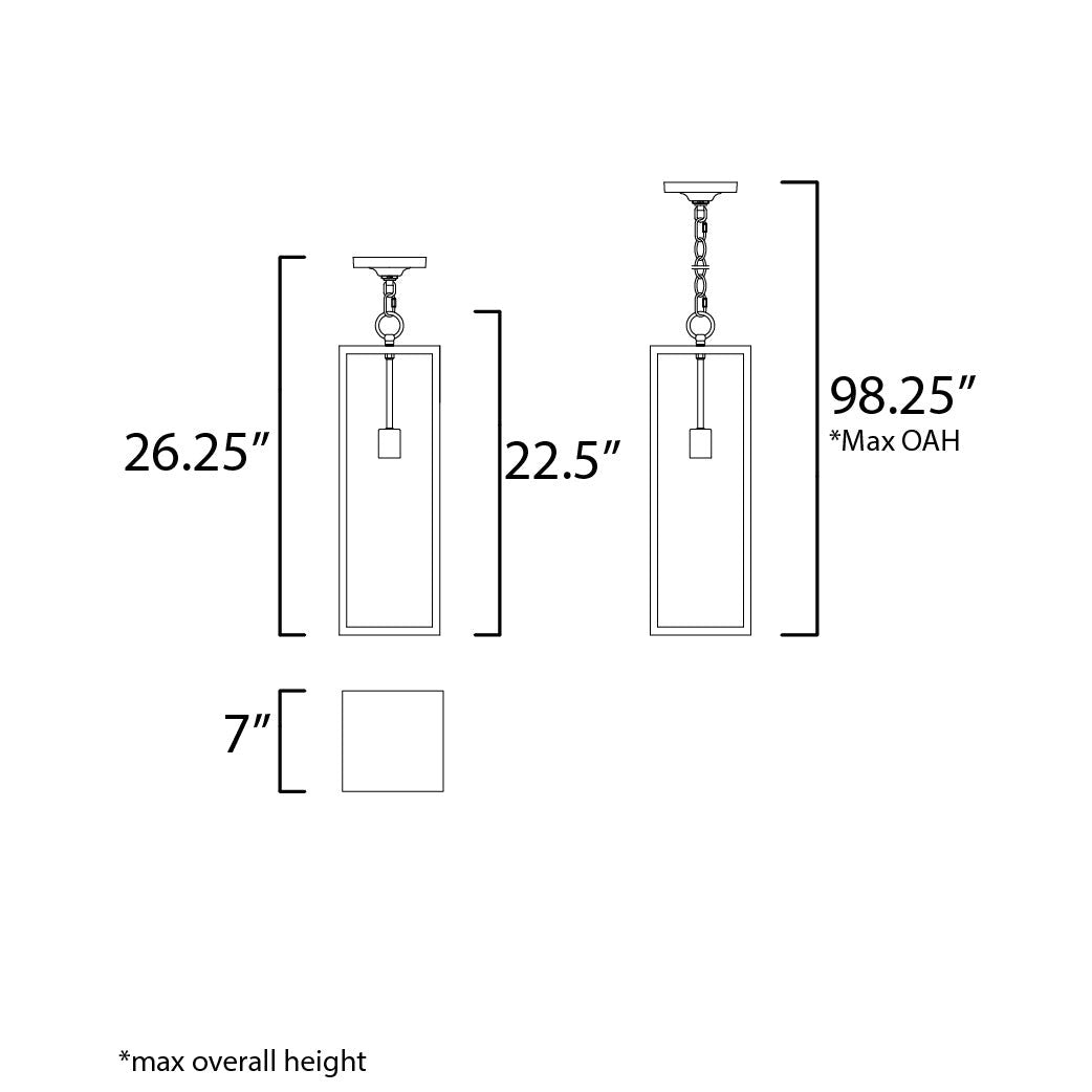 Maxim Lighting CATALINA 30097CLDBZ Exterior Industrial - Bronze