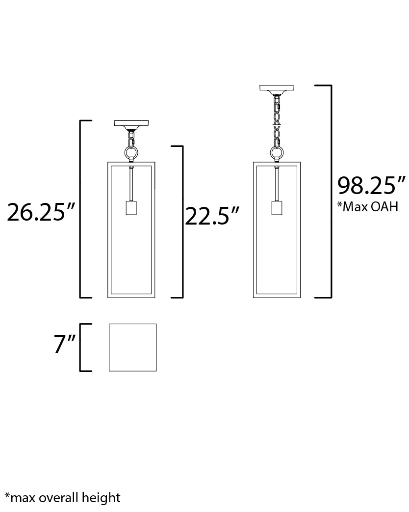 Catalina-Outdoor Hanging Lantern