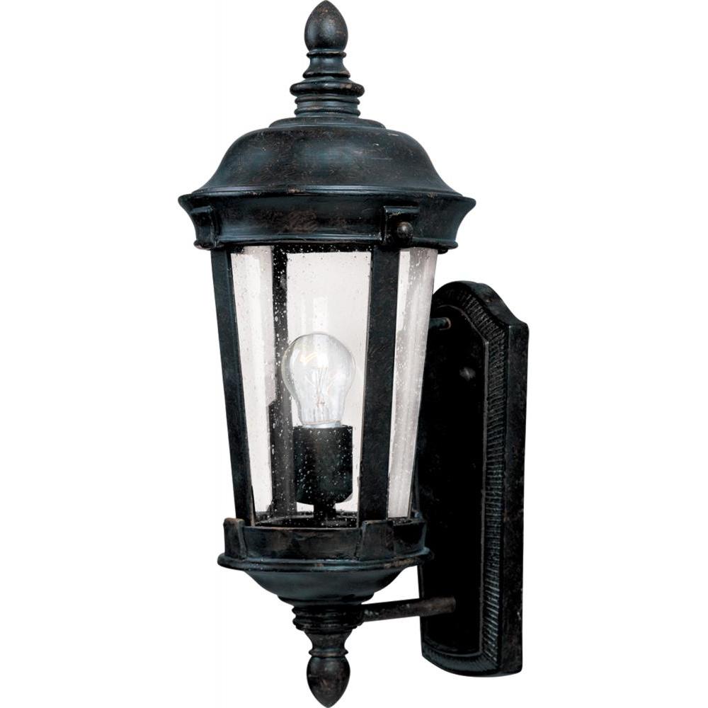 Dover DC 8 Inch Outdoor Wall Lantern – Bronze