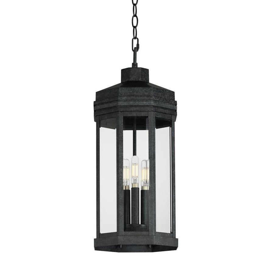 Wright-Outdoor Pendant - Black Patina