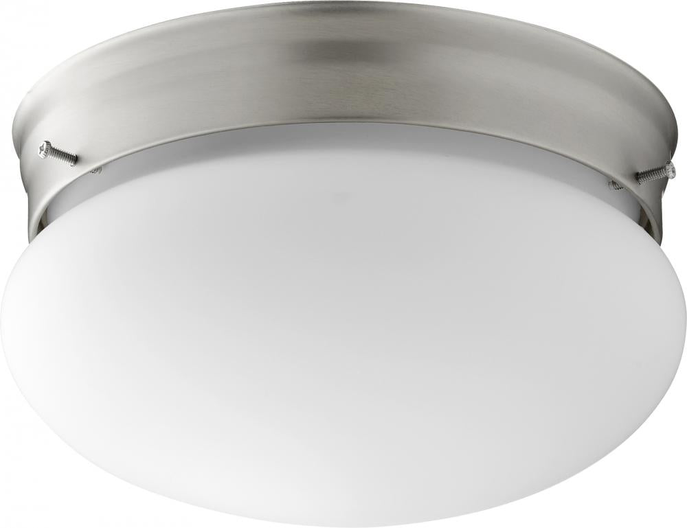 Quorum Lighting 3023-6-65 Flush Mount Traditional - Satin Nickel W Satin Opal