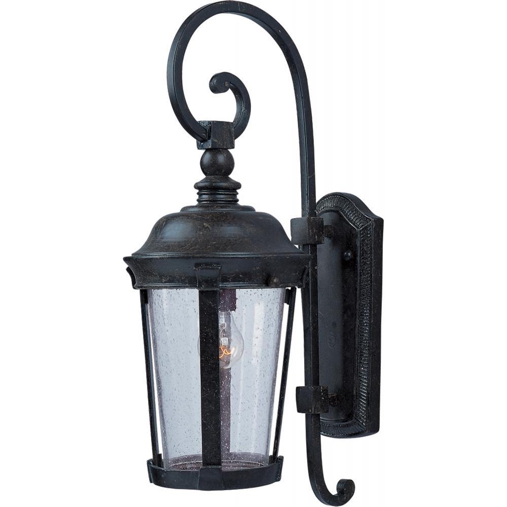 Dover DC 8 Inch Outdoor Wall Lantern – Bronze