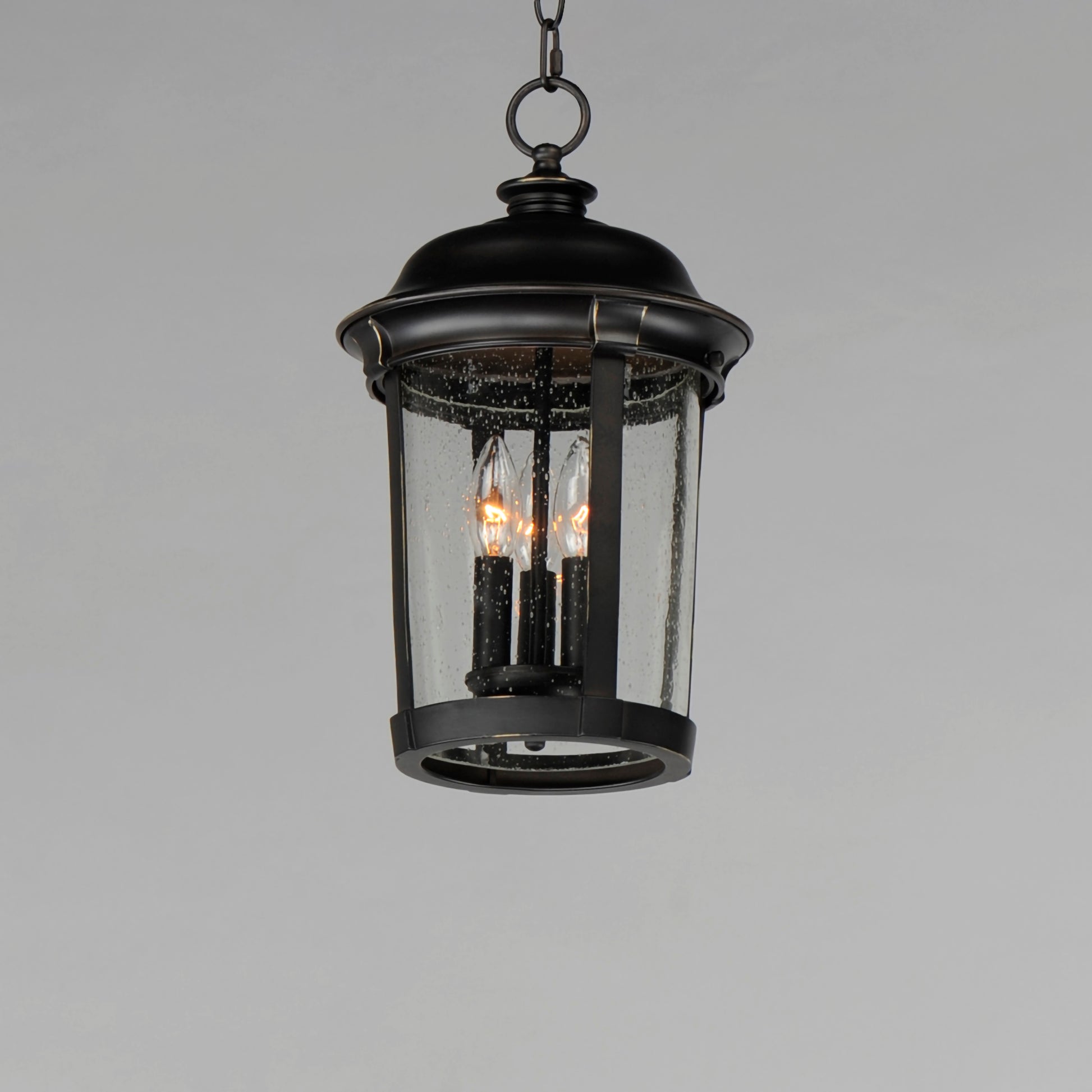 10 Inch Outdoor Hanging Lantern – Bronze