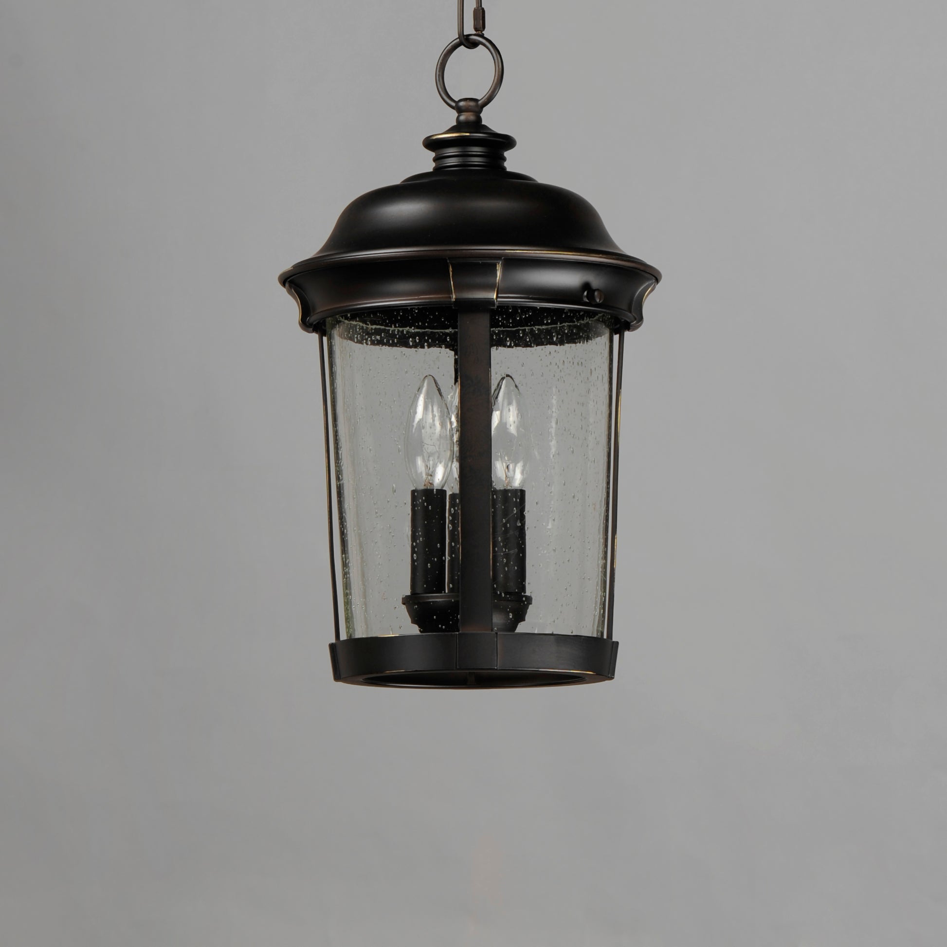 10 Inch Outdoor Hanging Lantern – Bronze