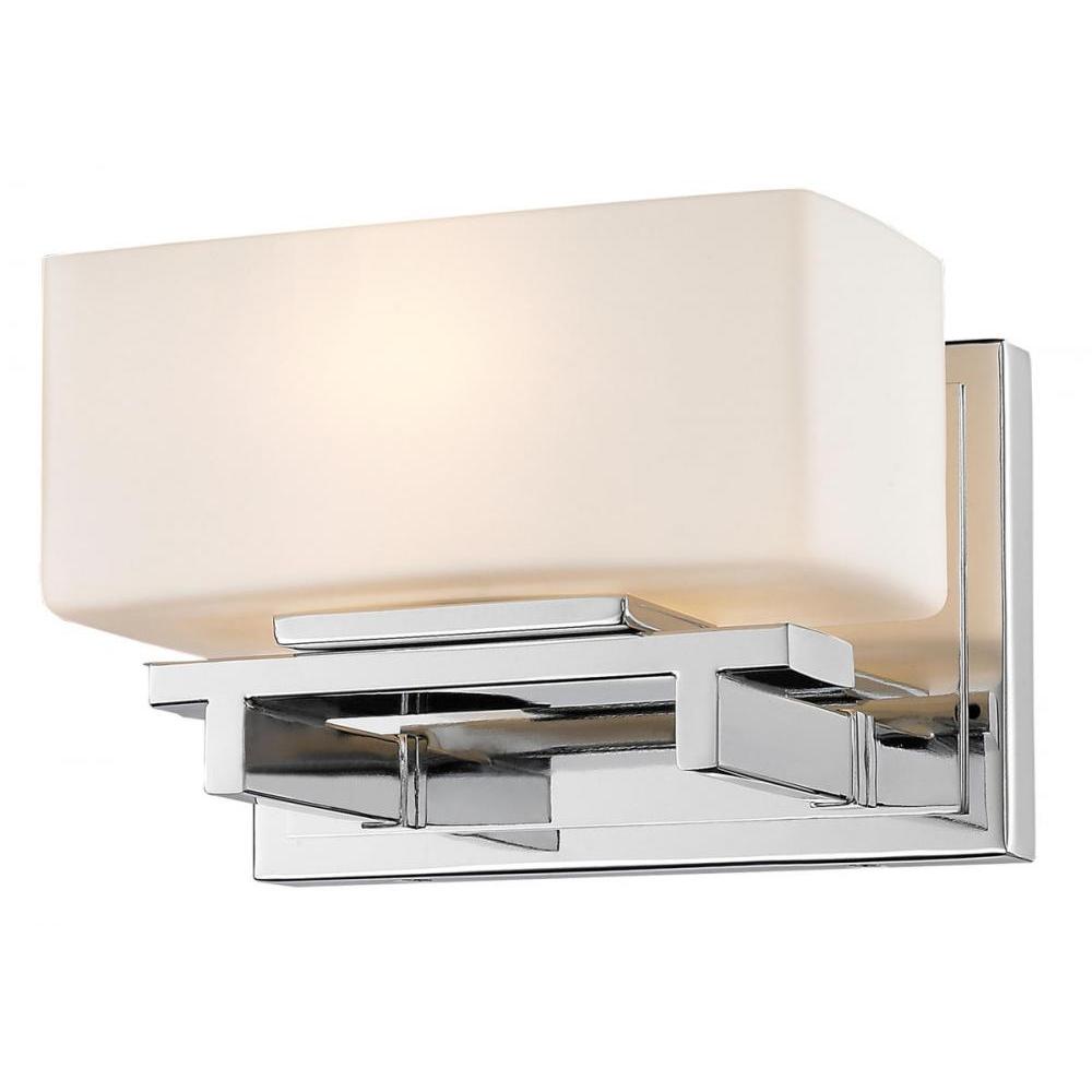 1 Light Wall Sconce-Matte Opal