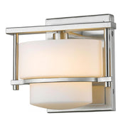 1 Light Wall Sconce-Matte Opal