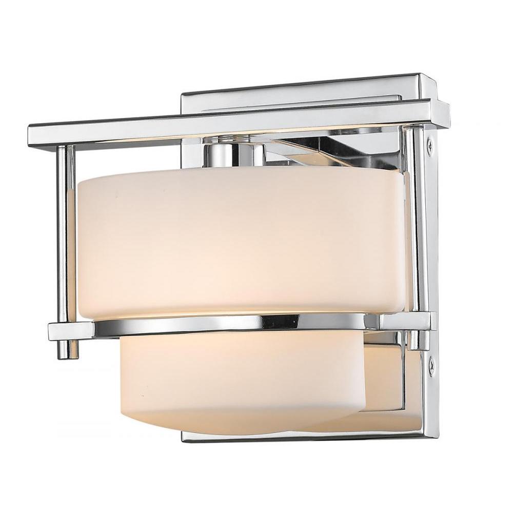 1 Light Wall Sconce-Matte Opal