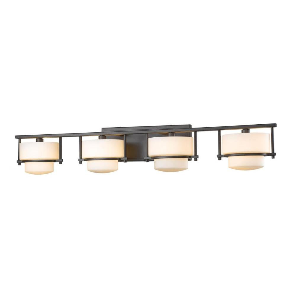 4 Light Vanity-Matte Opal