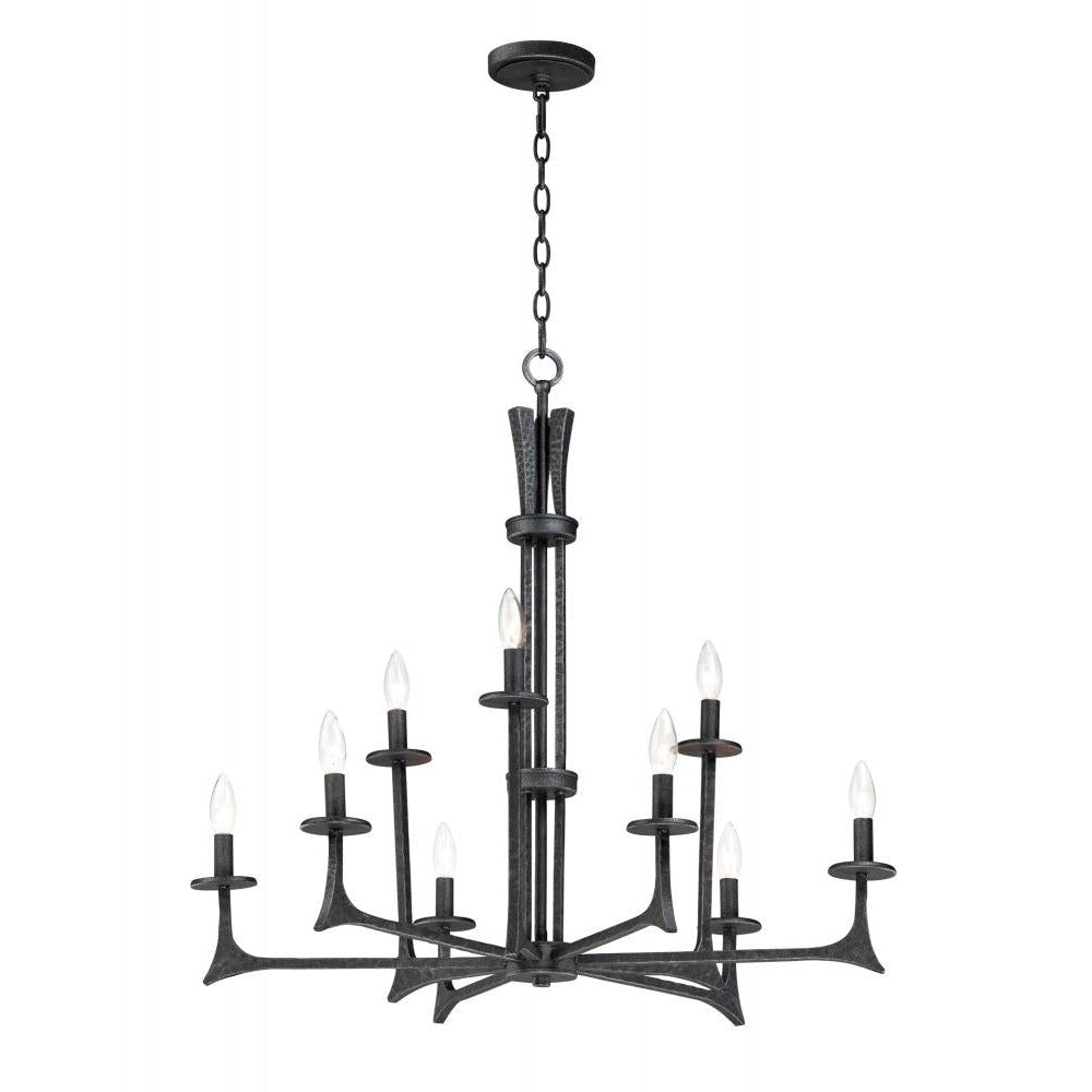 Maxim Lighting ANVIL 30306NI Chandelier Industrial - Black