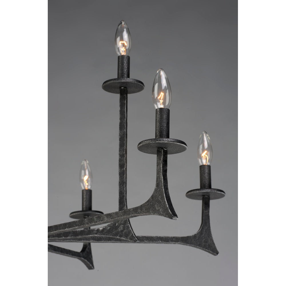 Maxim Lighting ANVIL 30306NI Chandelier Industrial - Black