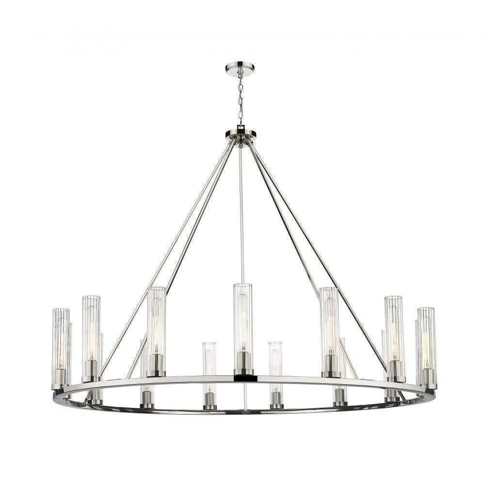 15 Light Chandelier-Clear