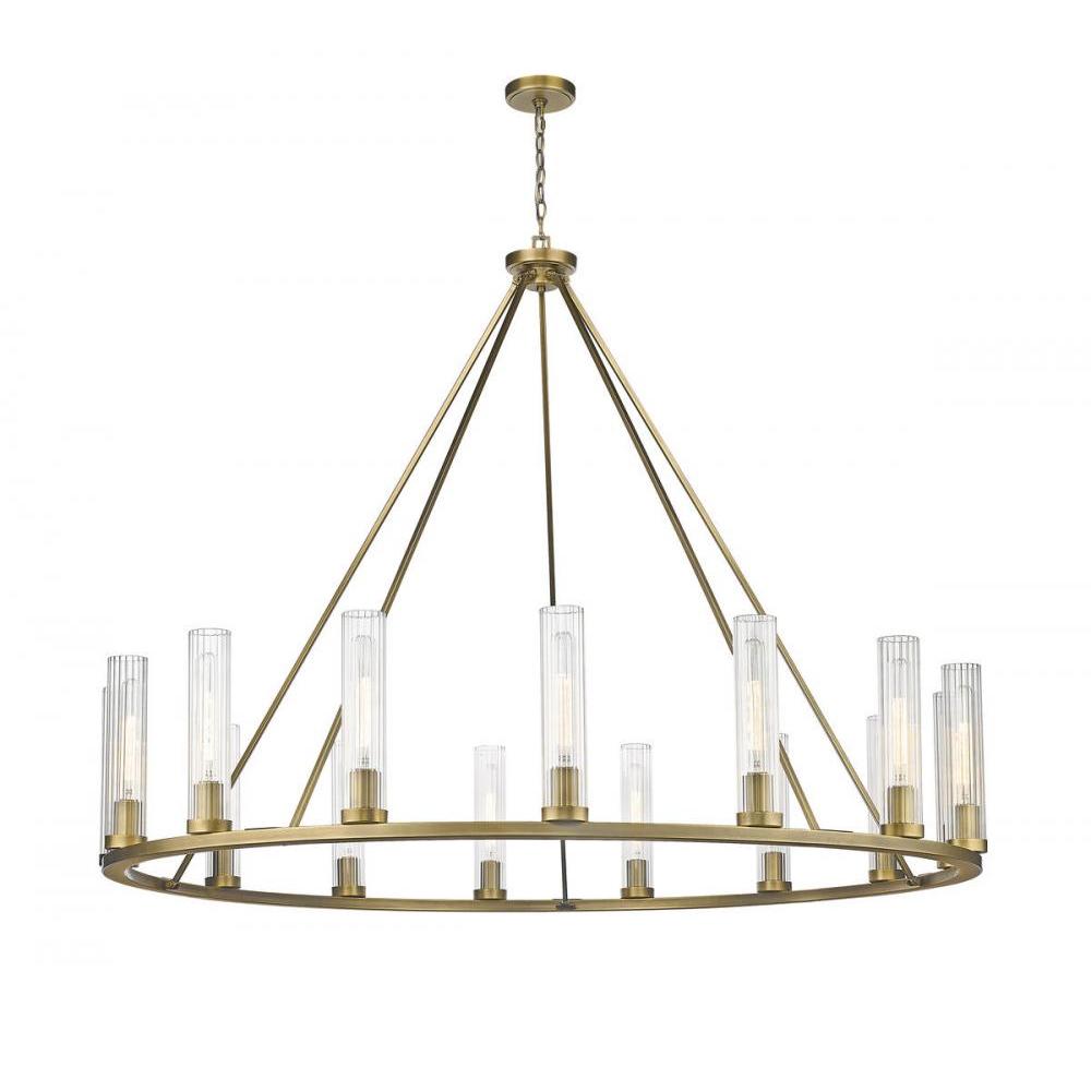 15 Light Chandelier-Clear