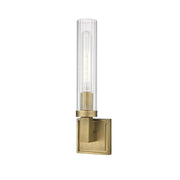 1 Light Wall Sconce-Clear