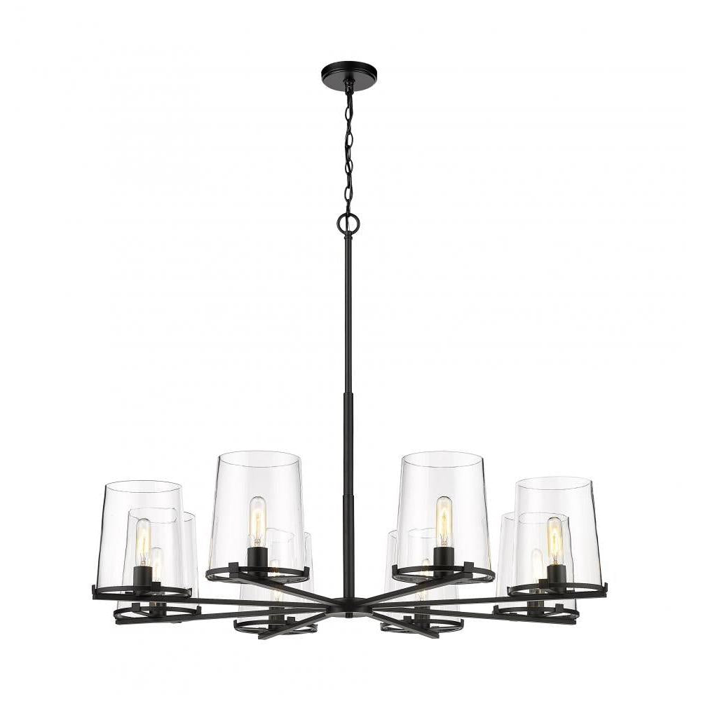 8 Light Chandelier-Clear