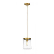 1 Light Pendant-Clear