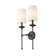 2 Light Wall Sconce-Off White