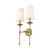 2 Light Wall Sconce-Off White