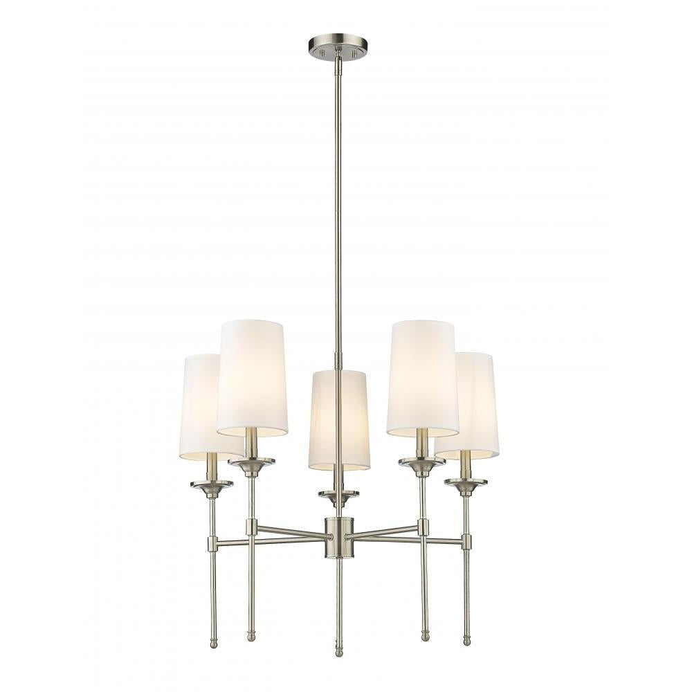 5 Light Chandelier-Off White