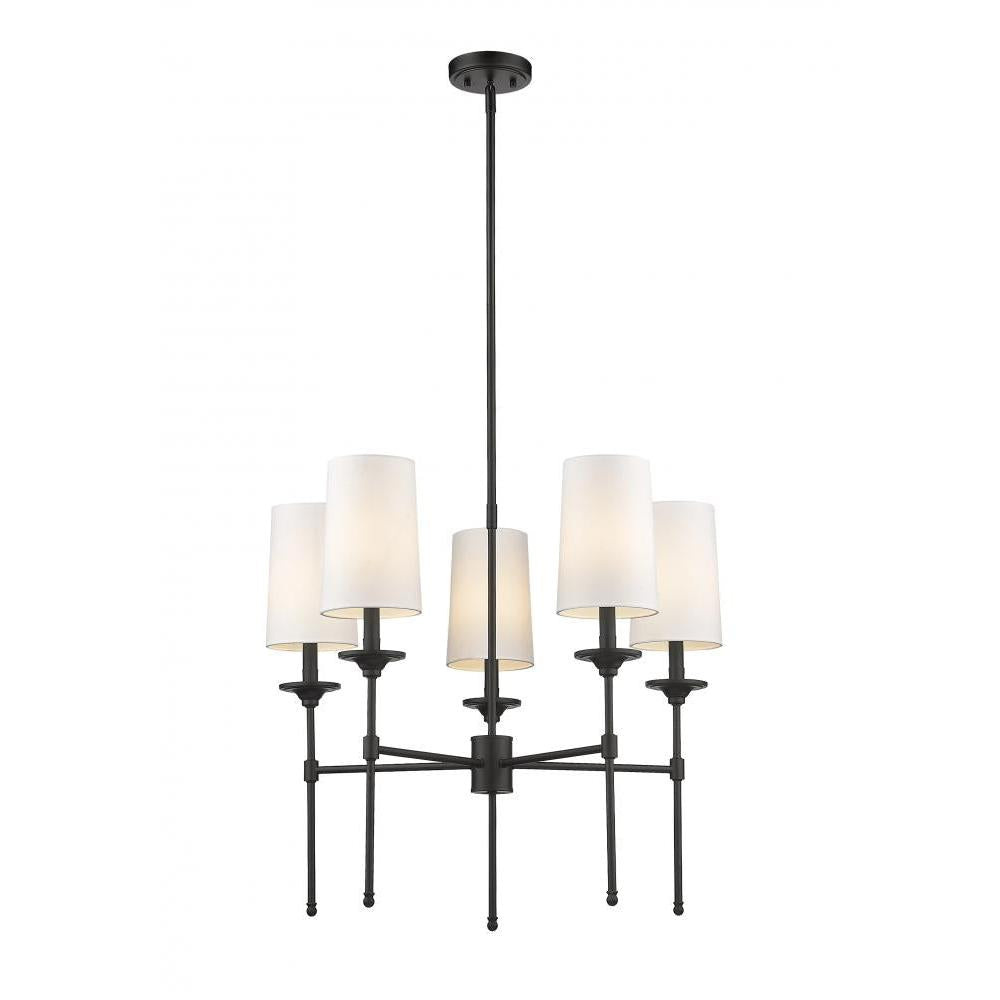 5 Light Chandelier-Off White