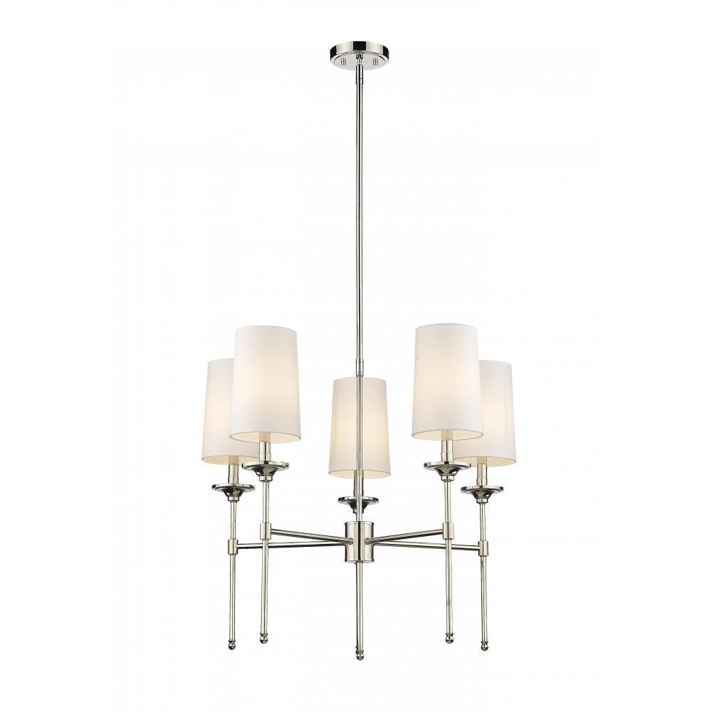 5 Light Chandelier-Off White