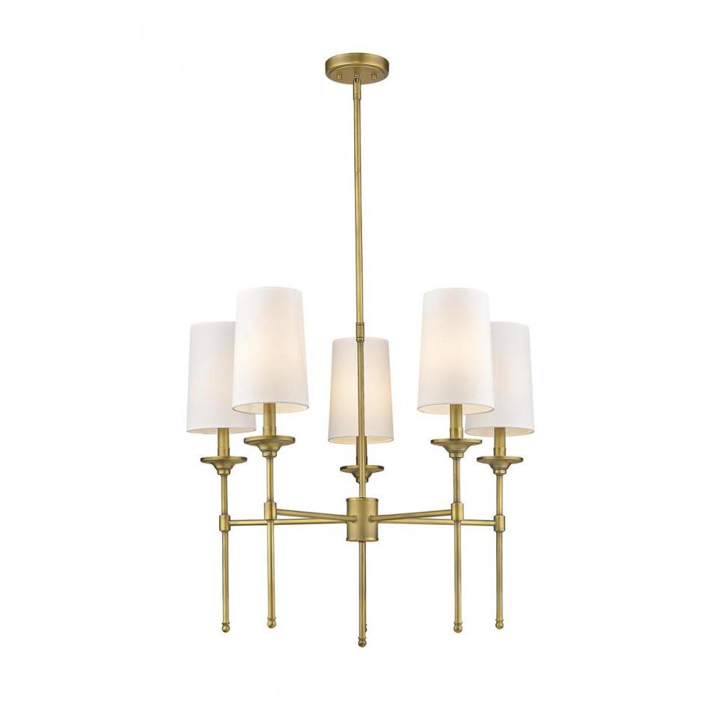 5 Light Chandelier-Off White