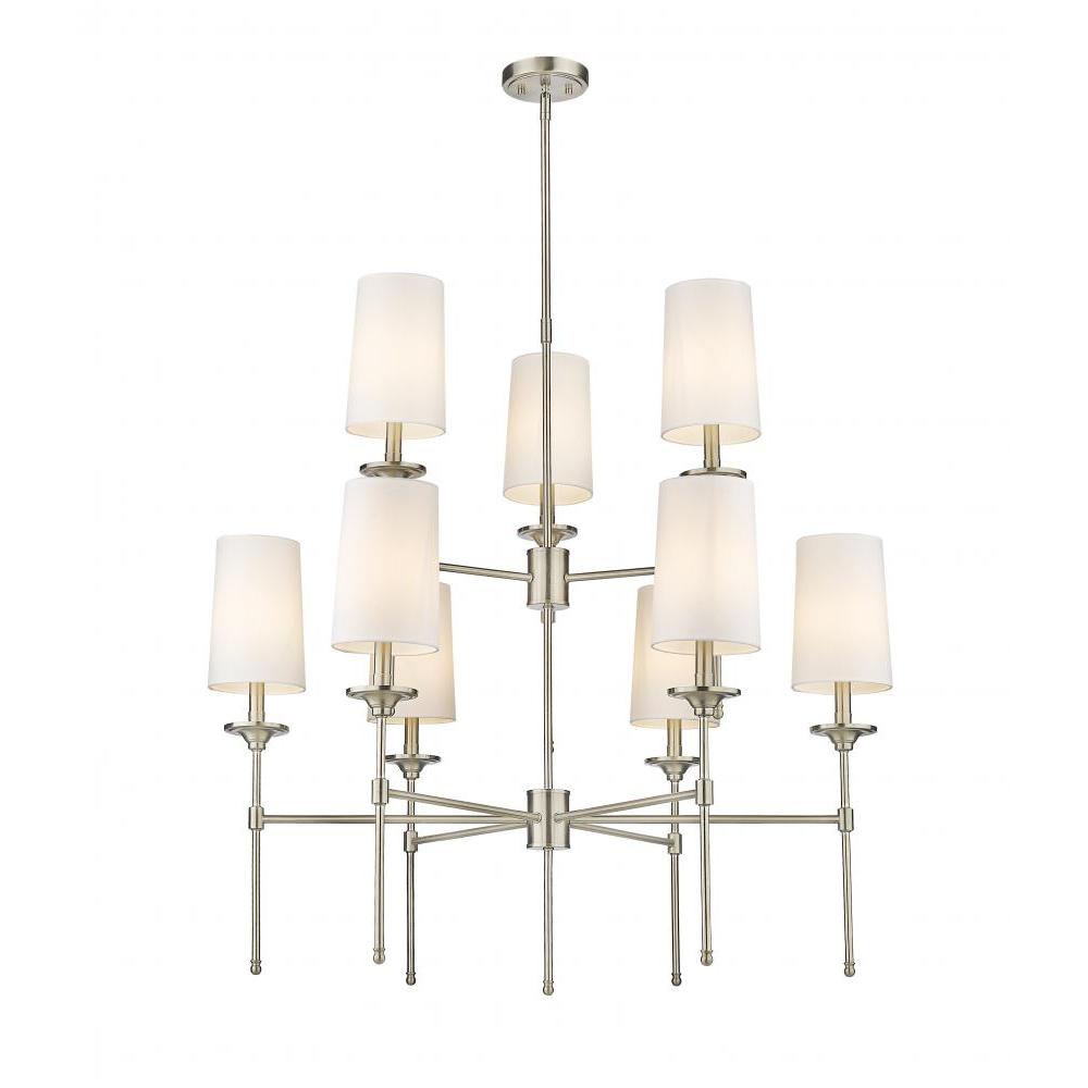 9 Light Chandelier-Off White