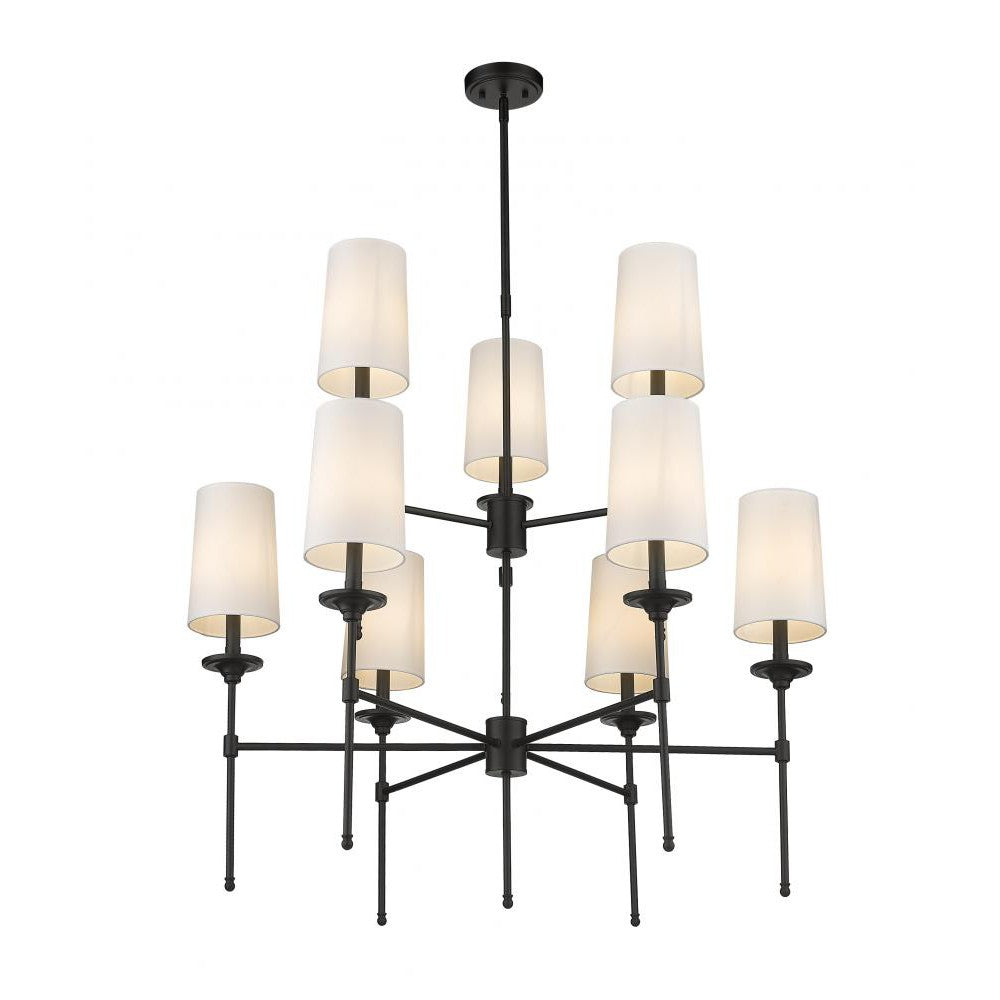 Z-Lite Lighting 3033-9MB Chandelier Americana - Black (OPEN BOX)