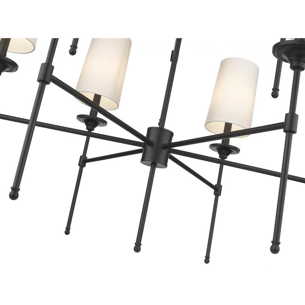 Z-Lite Lighting 3033-9MB Chandelier Americana - Black (OPEN BOX)